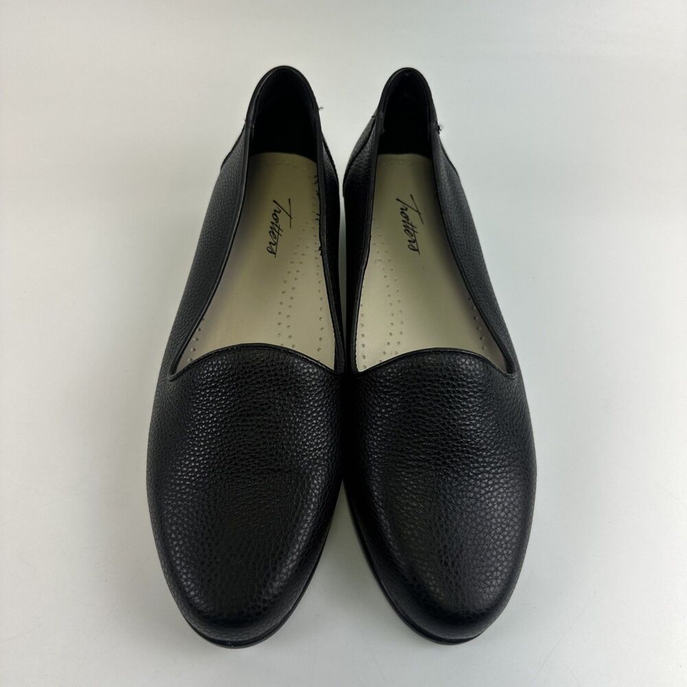 Trotters Black Leather Loafers - Picture 4 of 15